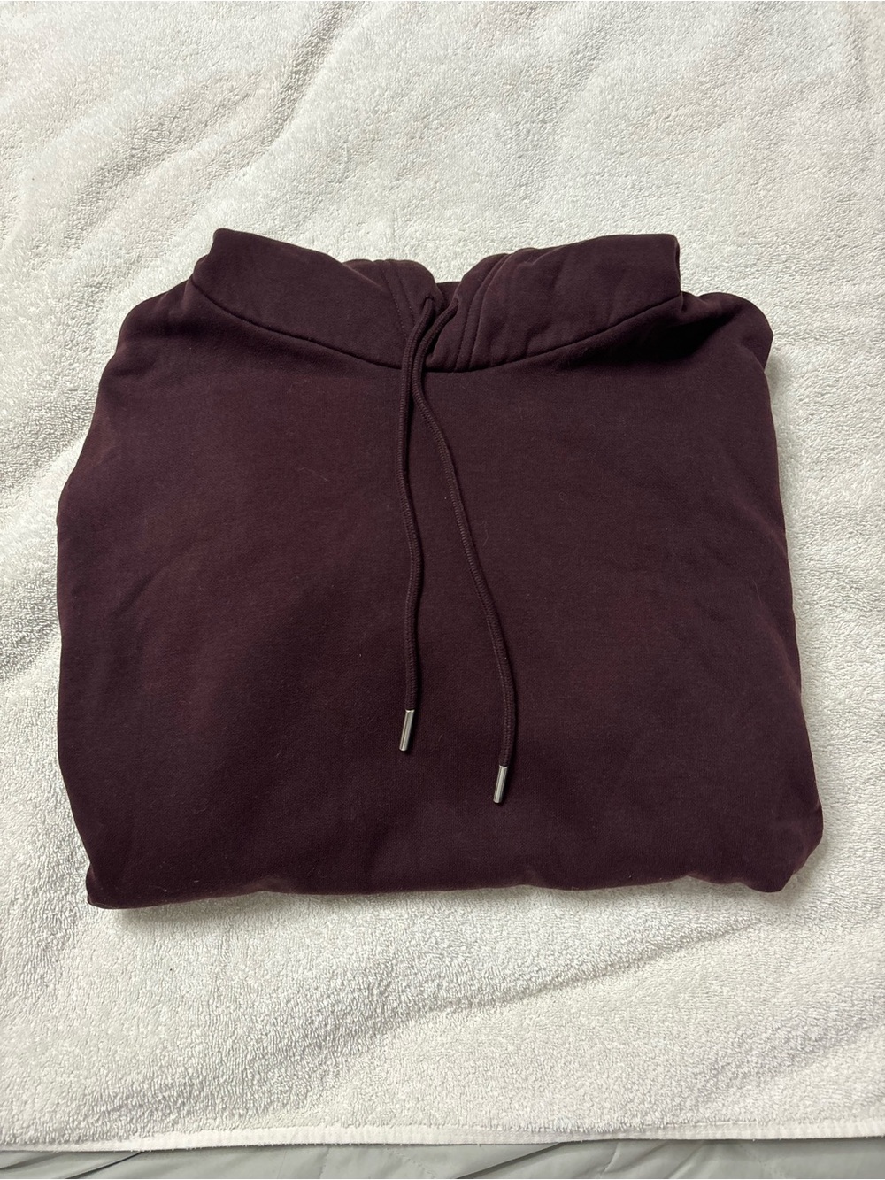 H&M Plum Cozy Hoodie with Drawstring